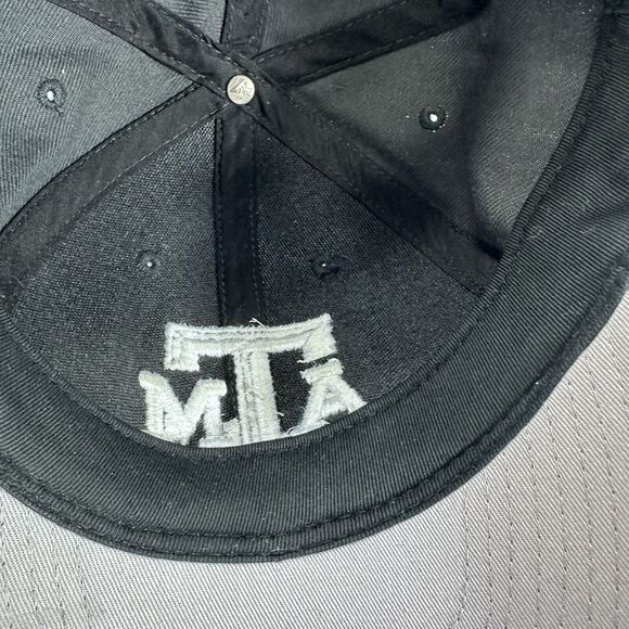 Texas A&M Black Cap w/White Beveled ATM Embroidered OLCP Strap Back 47 Brand Lid - Picture 11 of 11